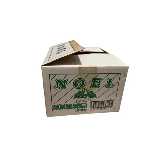 Christmas‎ Tree Tumbler Glasses Set of 12 Holiday Frosted Glassware - Picture 7 of 8